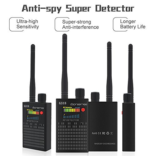 Super Anti-spy Bug GPS Camera RF Signal Detector Set [Advanced Version], Dooreemee GPS Tracker Wireless Camera Amplification Ultra-high Sensitivity GSM Device Finder(2” X 0.8” X 3.3”, 4.1oz, Handheld) - Thumbnail 6