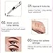 tattoo eyebrow pencil waterproof Eyes Makeup with a Micro Fork Tip Applicator Creates Natural Looking Brows Effortlessly All Day (Dark brown)