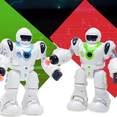 Sinfu 1pc Baby Education Toy Fijit Friends Light Walk Smart Space Robot Toy