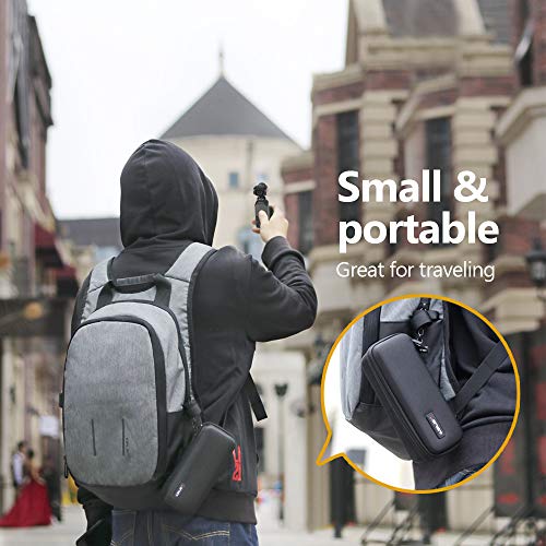 Carrying Case for DJI Osmo Pocket JSVER Min Hard Shell Osmo Pocket Travel Storgae Case Controller Wheel, ND Filters, SD Memory Cards, Smartphone adapters and Accessories