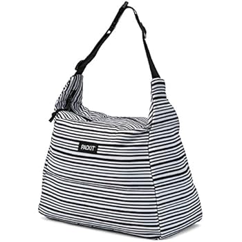 PackIt Freezable Hobo Lunch Bag, Wobbly Stripes