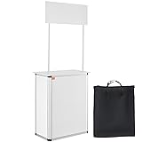 VEVOR Promotion Counter Table, Portable Tradeshow