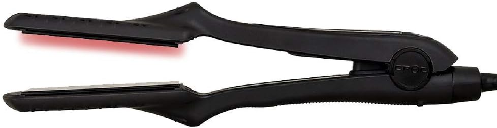 CROC The New Classic 1.5 inch Black Infrared Flat Iron Hair Straightener – Ceramic Titanium Floating Plates with Comfort Handle Dual Voltage Heat Up To 450℉: Premium Beauty