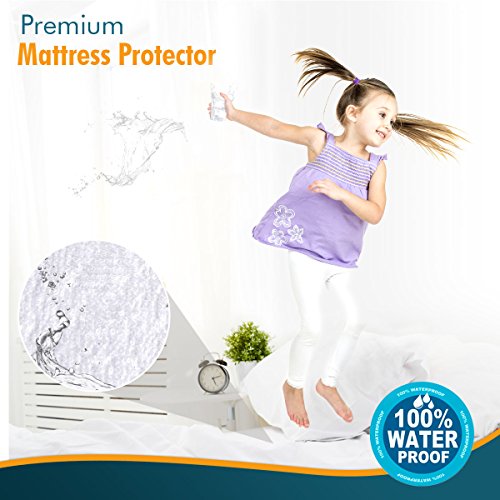 1 PlushDeluxe+Waterproof+Protector+Hypoallergenic+Breathable