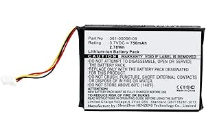 Synergy Digital Replacement Battery, Works with Garmin 010-11925-10 Replacement, (Li-Ion, 3.7V, 750 mAh), Compatible with Garmin 361-00056-07, Garmin - 361-00056-09, Garmin - 010-11925-10 Battery