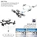 Drone with Camera Live Video, Teeggi VISUO XS809HW XS809W WiFi FPV Quadcopter with 720P HD Camera Foldable Drone RTF - Altitude Hold, One Key Take Off/Landing, 3D Flip, APP Control, Gravity Senso