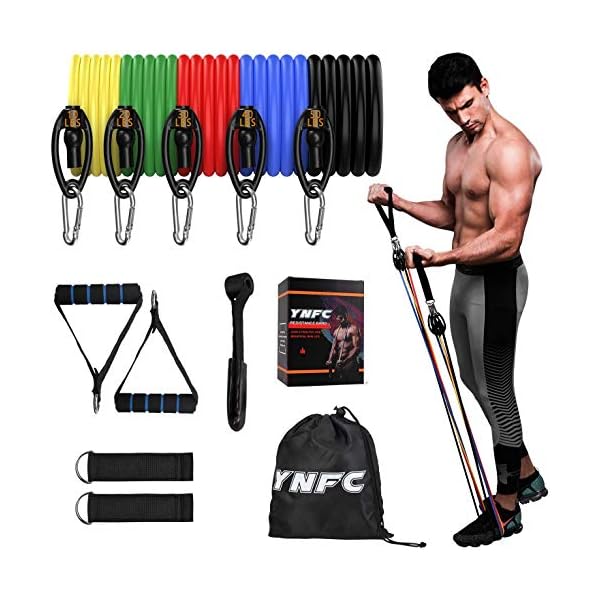 YNFC-Resistance-Bands-Set-Exercise-Bands-Indoor-Fitness-Bands-with-Door-Anchor-Handles-Home-Gym-Equipment-Legs-Ankle-for-Resistance-Training-Home-Workouts-Fitness YNFC Resistance Bands Set Exercise Bands, Indoor Fitness Bands with Door Anchor & Handles, Home Gym Equipment Legs Ankle…