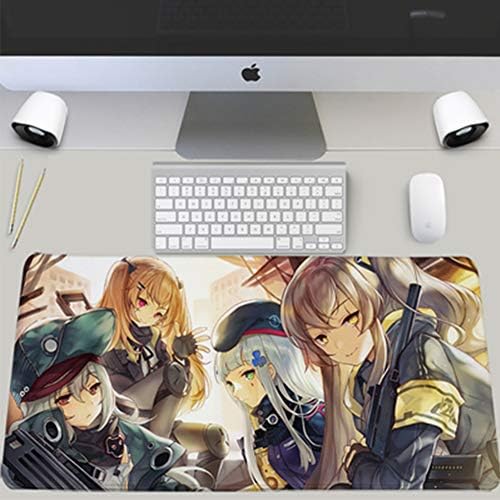 Game Mouse Pad Girls Frontline Girl Front Line HK UMP45 Lock Edge Thickening Keyboard Pad Animation Desk Pad 800 * 300 * 3mm