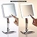 Miusco 7X Magnifying LED Lighted Makeup Mirror, Touch Activated, Cordless, Square