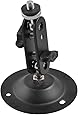 sourcingmap&reg; 1/4" Metal Wall Mount Bracket Black for CCTV Security Camera