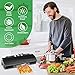 Vacuum Sealer, Automatic Food Vacuum Sealer Machine for Food Preservation, Multifunction Vacuum Sealing System with 10 Seal Bags and 1 Cutter, Dry and Moist Modes Compact | ETL & UL Safety Certified Black