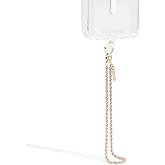 Case-Mate Phone Charm with Gold Rope Chain - Detachable Lanyard, Hands-Free Wrist Strap, Adjustable Phone Strap Grip for Women - iPhone 17 Pro Max/16 Pro Max/15/14/13/S25 Ultra/S24 - Eternity Chain