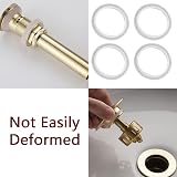 WUTUDMAI 4Pcs Clear Rubber O-Rings Seal Gasket for Pop Up Sink Drain Plug view 5