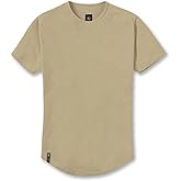 Ten10 Apparel Men's Premium Crew Neck Short Sleeve T-Shirt, Curved Hem, Velura Blend