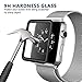Bestfy Full Coverage Screen Protector for 42mm Apple Watch, Tempered Glass, Anti-Scratch, Bubble-Free for iWatch 42mm with Series 1/ 2/ 3, 1 in Pack