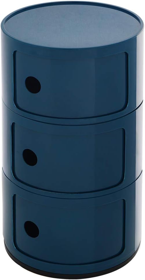 Warmiehomy Round Storage Unit Plastic For Home Bathroom Bedroom