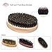 Upgraded Beard Brush and Comb Set - GeeBright Natural Boar Bristle Beard Brush and Handmade Wooden Beard Grooming Comb for Easy Grooming Cardboard Gift Box