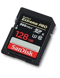 SanDisk 128GB SDXC SD Extreme Pro UHS II Tarjeta de memoria (paquete de dos), 300 MB s 4K V30 U3 (SDSDXPK 128G ANCIN) Plus (1) Todo menos Stromboli (TM) 3.0 Lector de tarjetas