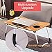 Laptop Desk, Astory Portable Laptop Bed Tray Table Notebook Stand Reading Holder with Foldable Legs & Cup Slot for Eating Breakfast, Reading Book, Watching Movie on Bed/Couch/Sofa (Golden)thumb 3