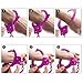 SYOSIN Toy Metal Handcuffs with Keys Police Role Play Party Supplies Cosplay Costume Accessory Pretend Play Hand Cuffs for Kids (Pink)