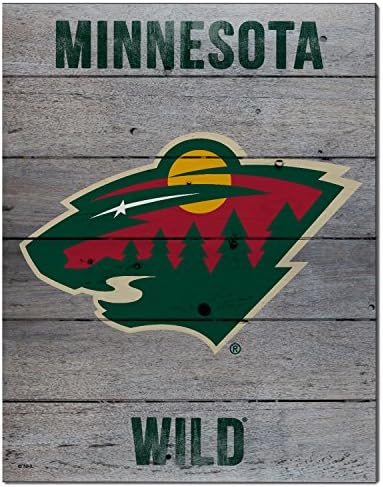 KH Sports Fan 16"x20" Minnesota Wild Road to Victory NHL Pallet Pride Plaque