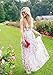 Floerns Women's Floral Backless Chiffon Maxi Beach Dress