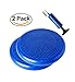 SueSport 2 Pack Air Inflated Stability Wobble Cushion, Balance Disc, Twist Massage, 14 Inch, Blue ¡­