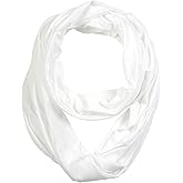 Super Soft Cotton Blend Lightweight Solid Color Multi Loop Infinity Scarves