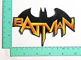 Batman Catoon Patch Logo Sew Iron on Embroidered Appliques Badge Sign Costume