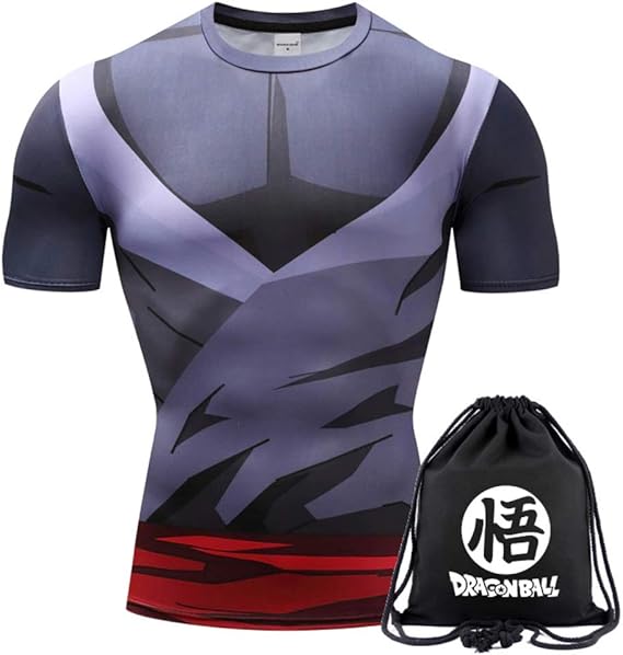 Dragon Ball Z Anime Short Sleeve Compression