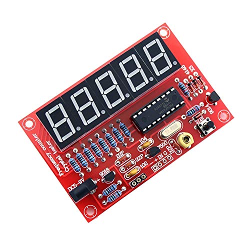 1Hz-50MHz Digital LED Crystal Oscillator Tester Frequency Counter Meter RF Electronic DIY Kits Tools PCB Board Module - Thumbnail 6