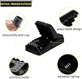 Briteen 6 Pack Mouse Traps Indoor Instant Kill Stainless Steel Spring Safe Set view 3
