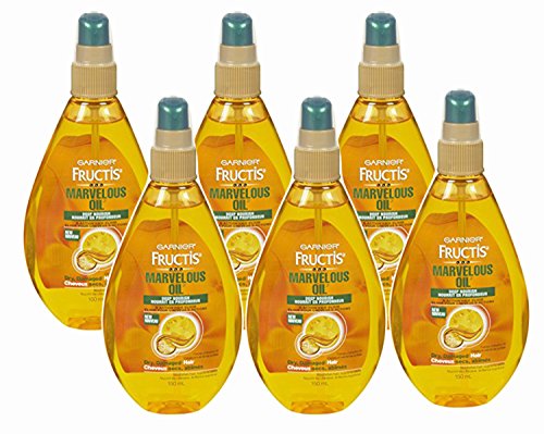 Garnier Fructis Triple Nutrition Marvelous Oil Deep Nourish, With Cupuacu & Brazilnut Oil, 5 Ounce, (Pack of 6)