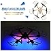 Voomall MJX X601H 2.4Ghz 6-axis Gyro 3D Roll Quadcopter Hexacopter Wireless and HD Video Real-time WiFi FPV C4005 Camera Drone with LED Light Air Pressure Altitude Hold One Key Return (Gold)