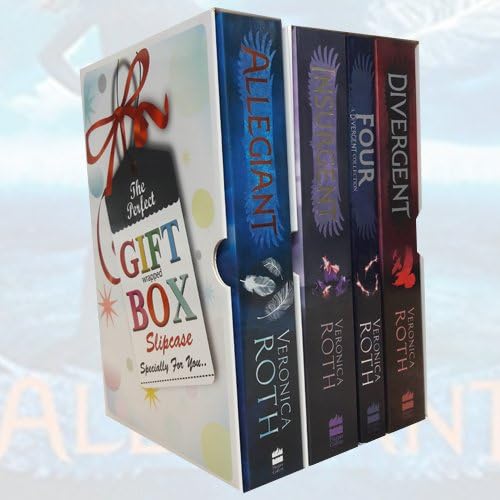 Veronica Roth 4 books collection set gift wrapped slipcase - Insurgent, Allegiant, Divergent, Four Paperback – 2017