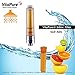 VitaPure Vitamin C Inline Shower Filter by SONAKI, Removes 99.9% Chlorine & Chloramine, for Healthy Skin & Hair. For Hand Held or Wall Mount Shower Heads, Includes 3 Extra Refill Cartridges