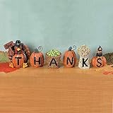 Resin"Give Thanks" Blocks (Set of 6) Fall Home Decor