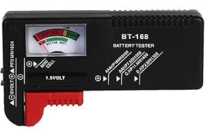Battery Tester, Battery Level Meter, Battery Level Check, Convenient, Easy to Use, Black Durability