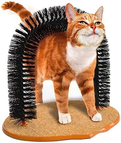 Wowdog Cat Scratching Pad Interactive Toy, Free Catnip Grass