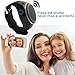 SVPRO Portable Wireless Bluetooth Watch Speaker,Convenient Smart Bracelet Speaker Wrist Speaker Music Player with Hands-free call,Radio,Self-timer,Supporting USB,TF Card Taking Photoes (X10, black)