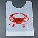 Set of 50 for Seafood Feast - 25 Disposable Adult Size Crab Bibs (20