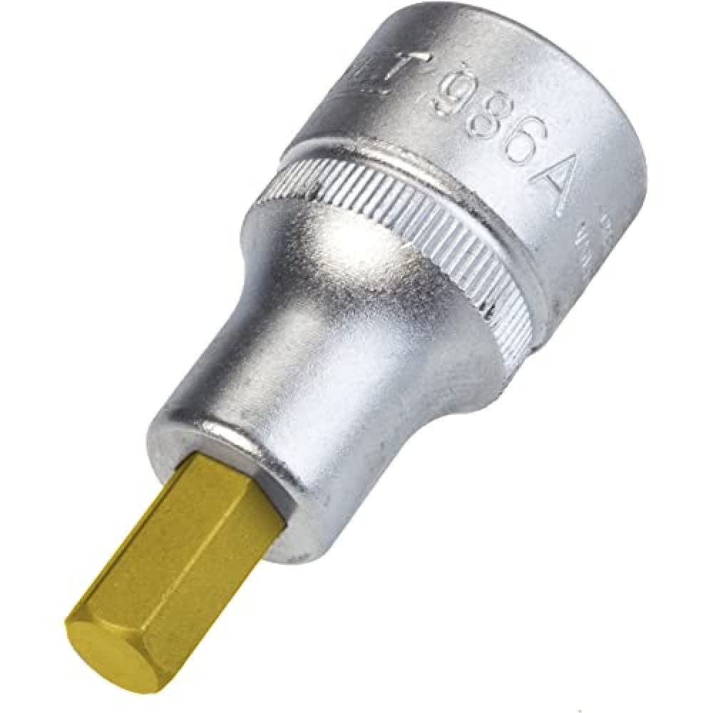 HAZET 986A-5/16 Hexagon Profile Screwdriver Socket - CVD-Tin Coated