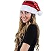 Santa Hats for Adults - Santa Hat - Sequin Santa Hat - Christmas Hats - (2 Pack) Holiday Hats