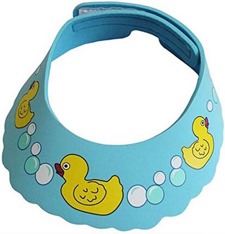 Baby Adjustable Shower Cap Eco-friendly EVA Bath Hat Sun Visor Cap