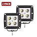 LED Light Bar 20W 3inch Driving Light LED Pods Spot Beam Fog Light Offroad Super Bright LED Work Light for Truck Jeep ATV UTV SUV Boat 2 Years Warranty by HILLSKING
