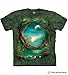 The Mountain Moon Tree Adult T-Shirt, Green, Large