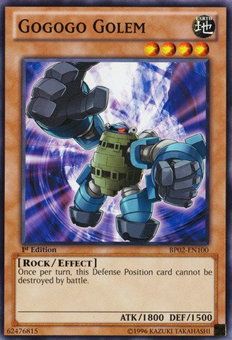 Yu-Gi-Oh! - Gogogo Golem (BP02-EN100) - Battle Pack 2: War of the Giants - 1st Edition - Common