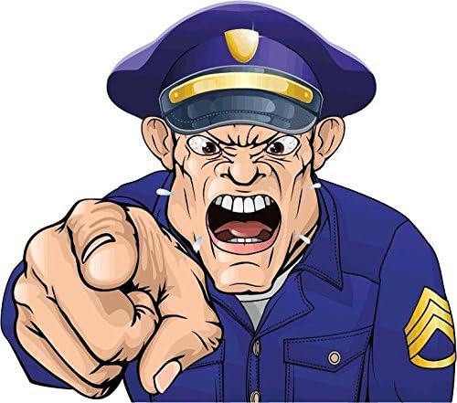 Amazon Com Zirni Cartoon Angry Policeman You Security Guard Sticker Decal Design 5 X 5 Posters Prints Bernard is very familiar with the exhibits in the museum. zirni cartoon angry policeman