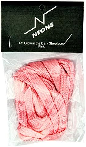 Glow in the Dark 47" Shoelaces (Pink)