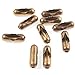 Ball Chain Brass Pull Connectors-ANTIQUE BRASS / BRONZE #6 3.2mm (50 pieces)